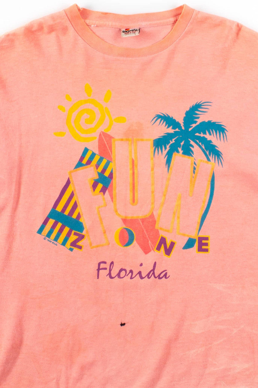 Vintage Fun Zone Florida T-Shirt (1988)
