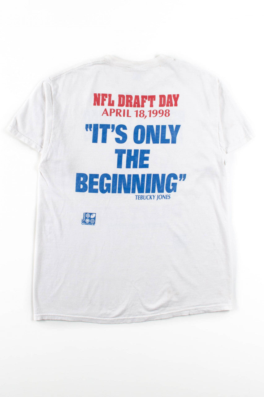 Tebucky Jones' NFL Draft Day Vintage T-Shirt (1998)