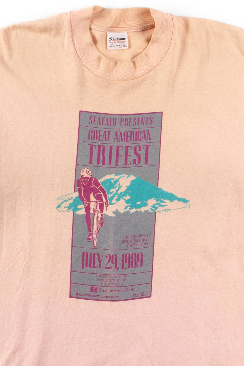 Vintage Great American Trifest T-Shirt (1989)