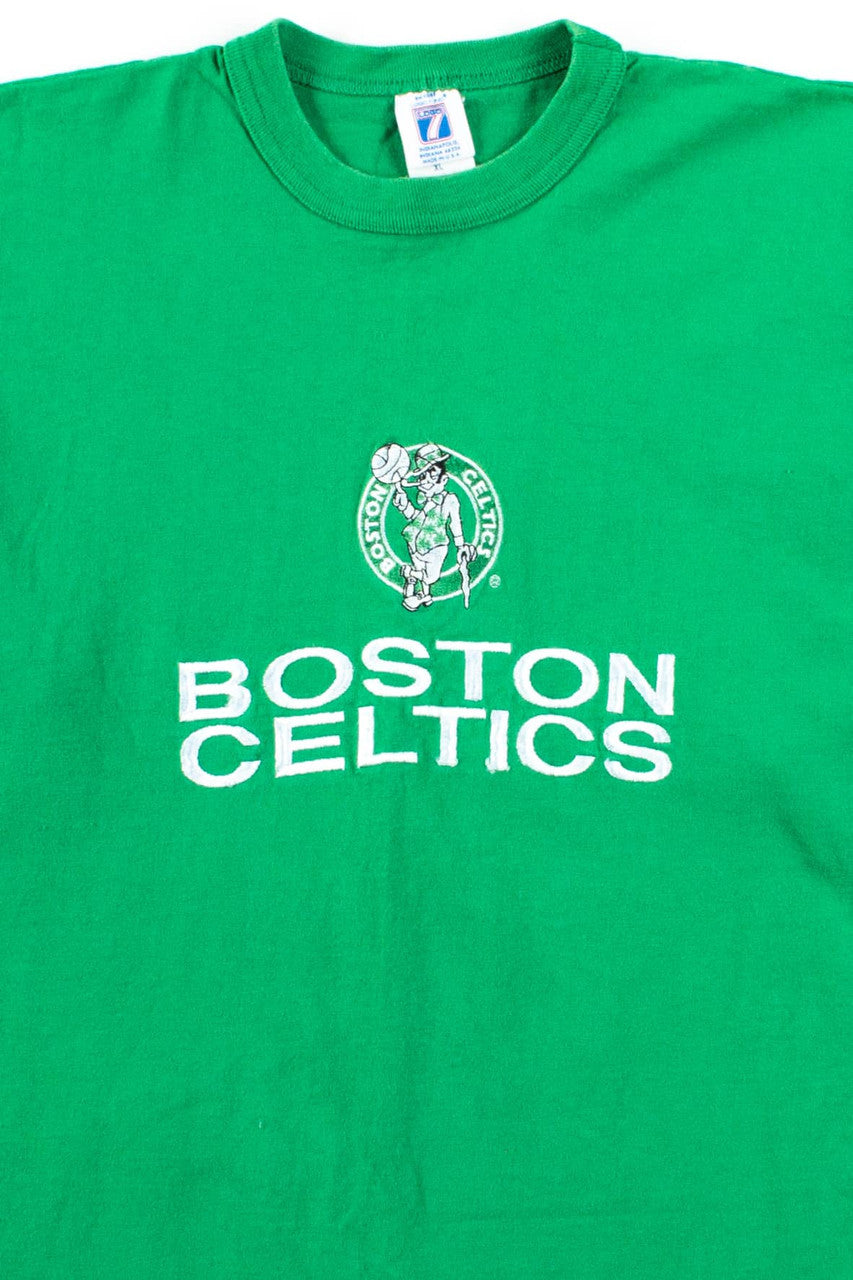 Vintage Embroidered Boston Celtics T-Shirt