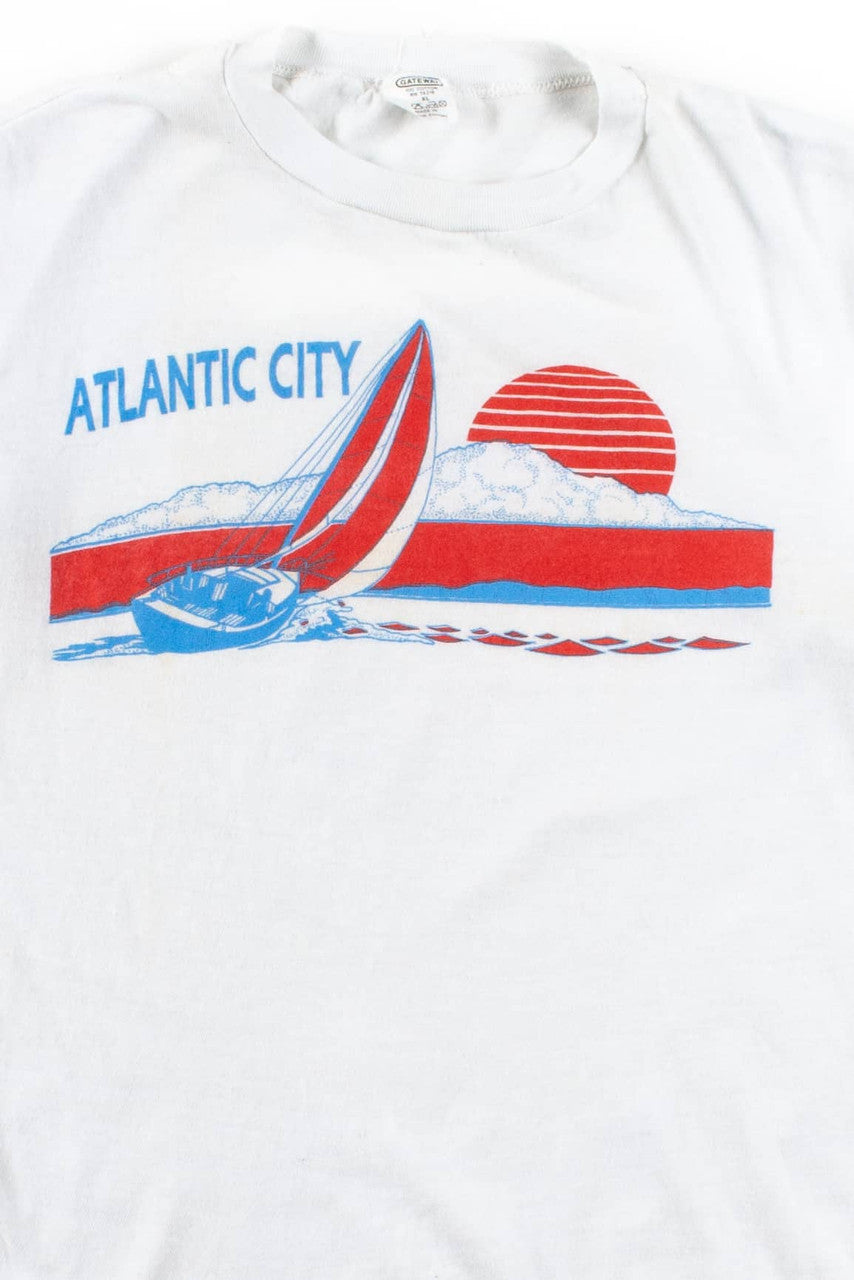 Vintage Atlantic City Sailboat T-Shirt