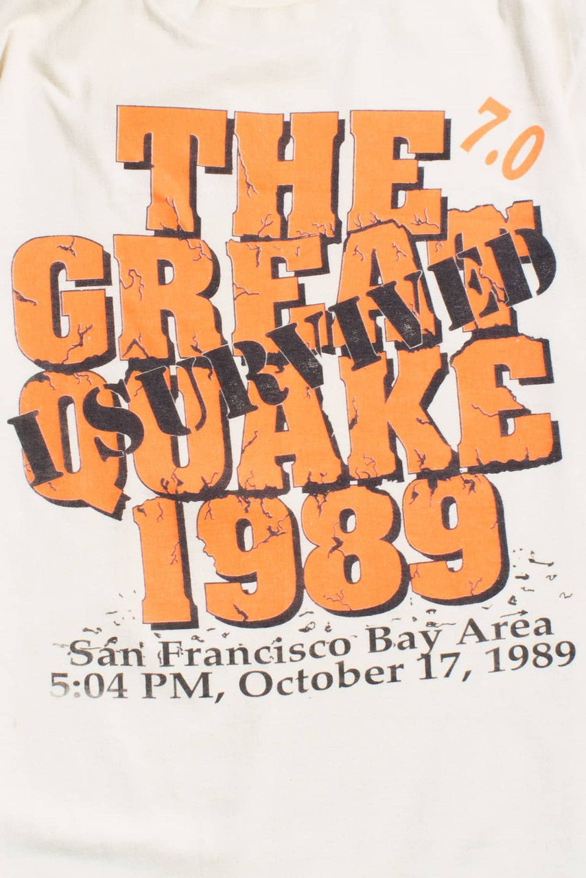 Vintage 'The Great Quake' T-Shirt (1989)