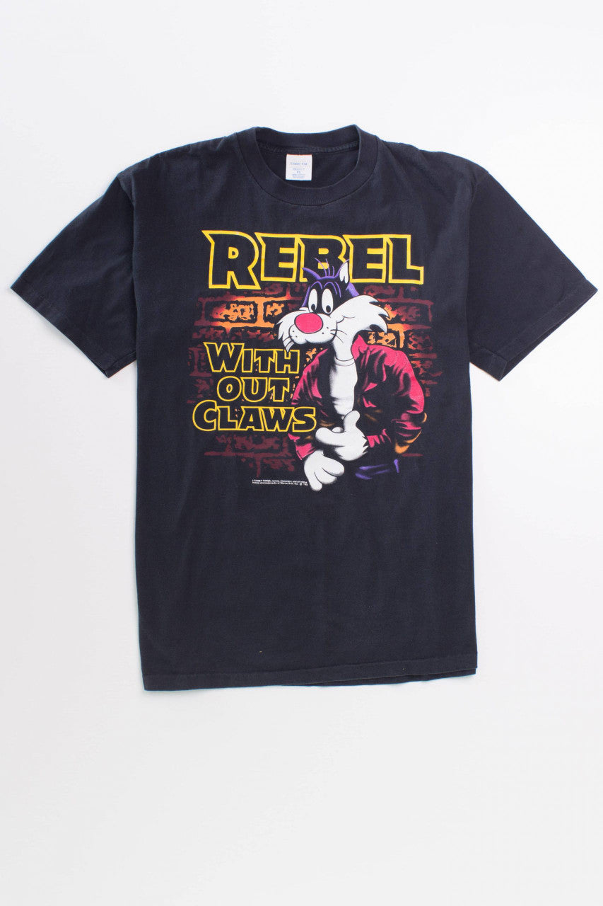 Vintage 'Rebel Without Claws' T-Shirt (1992)
