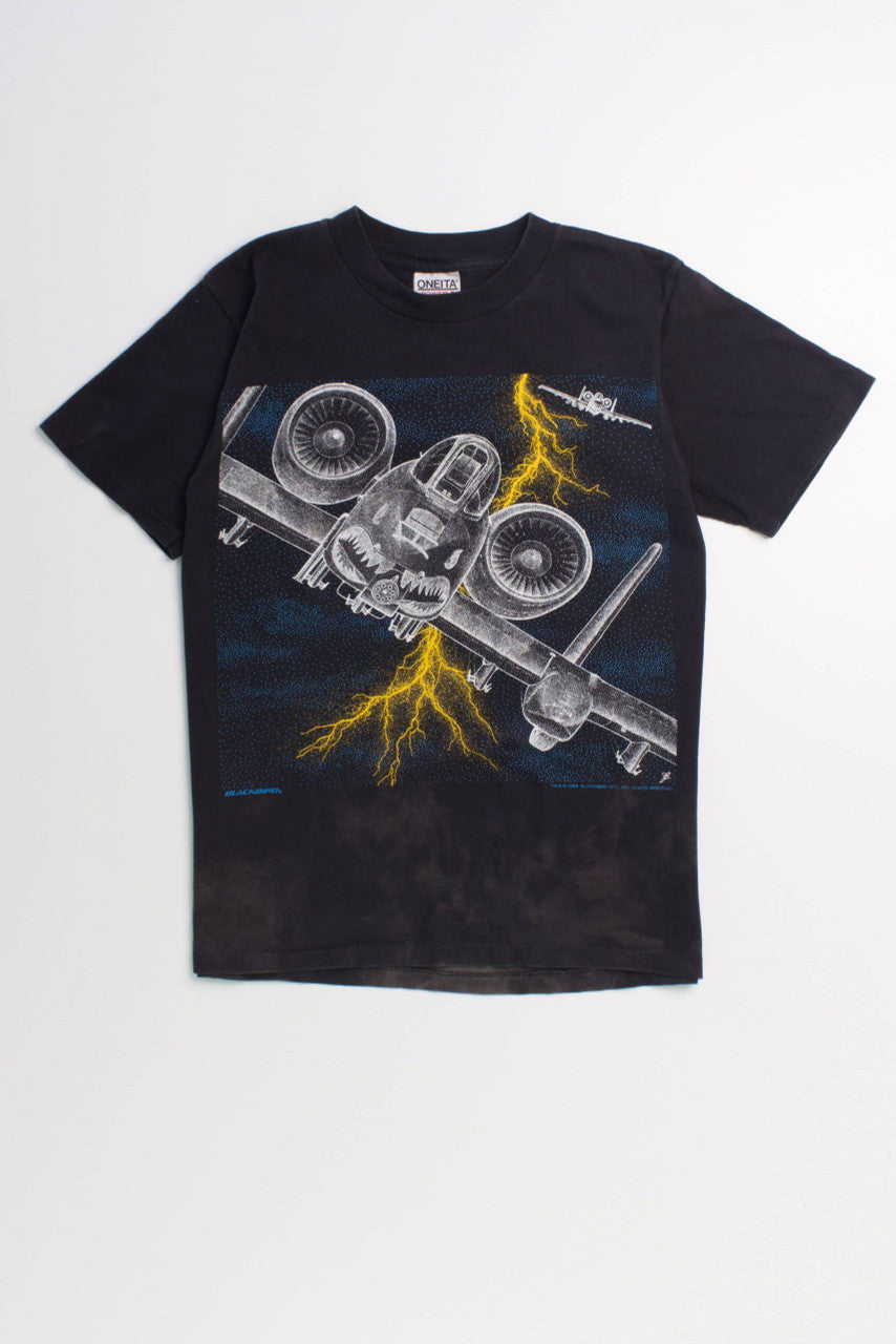 Vintage Thunderbolt Aircraft T-Shirt (1988)
