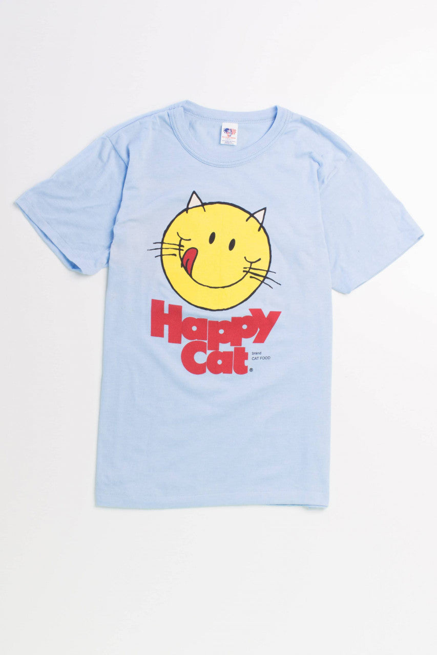 Vintage 'Happy Cat' T-Shirt