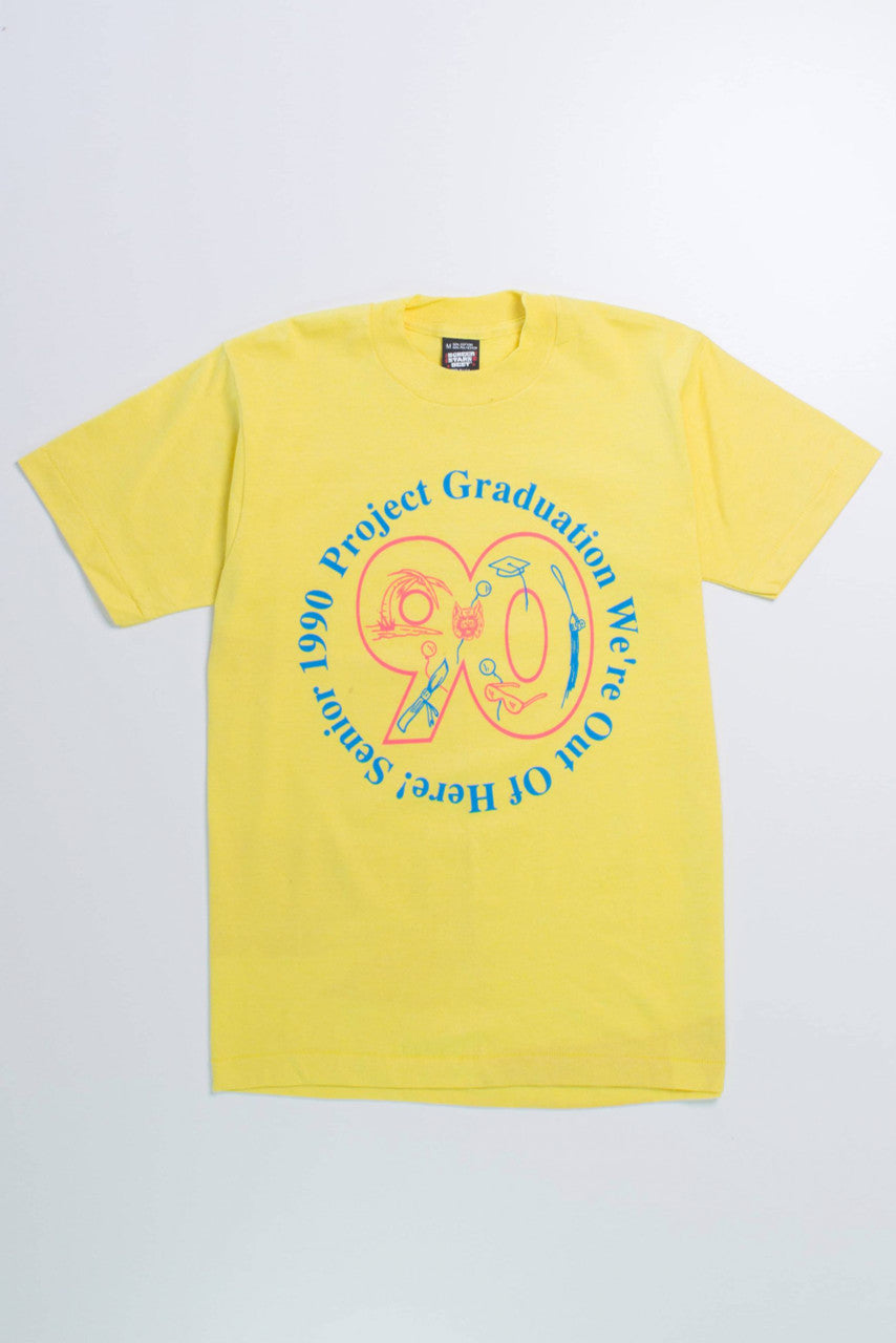 1990 Senior Class Project Graduation T-Shirt