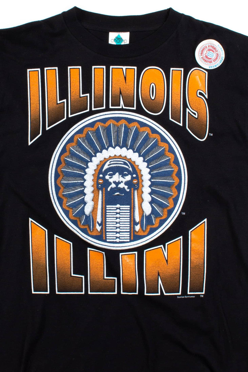 Vintage Deadstock Illinois Illini T-Shirt