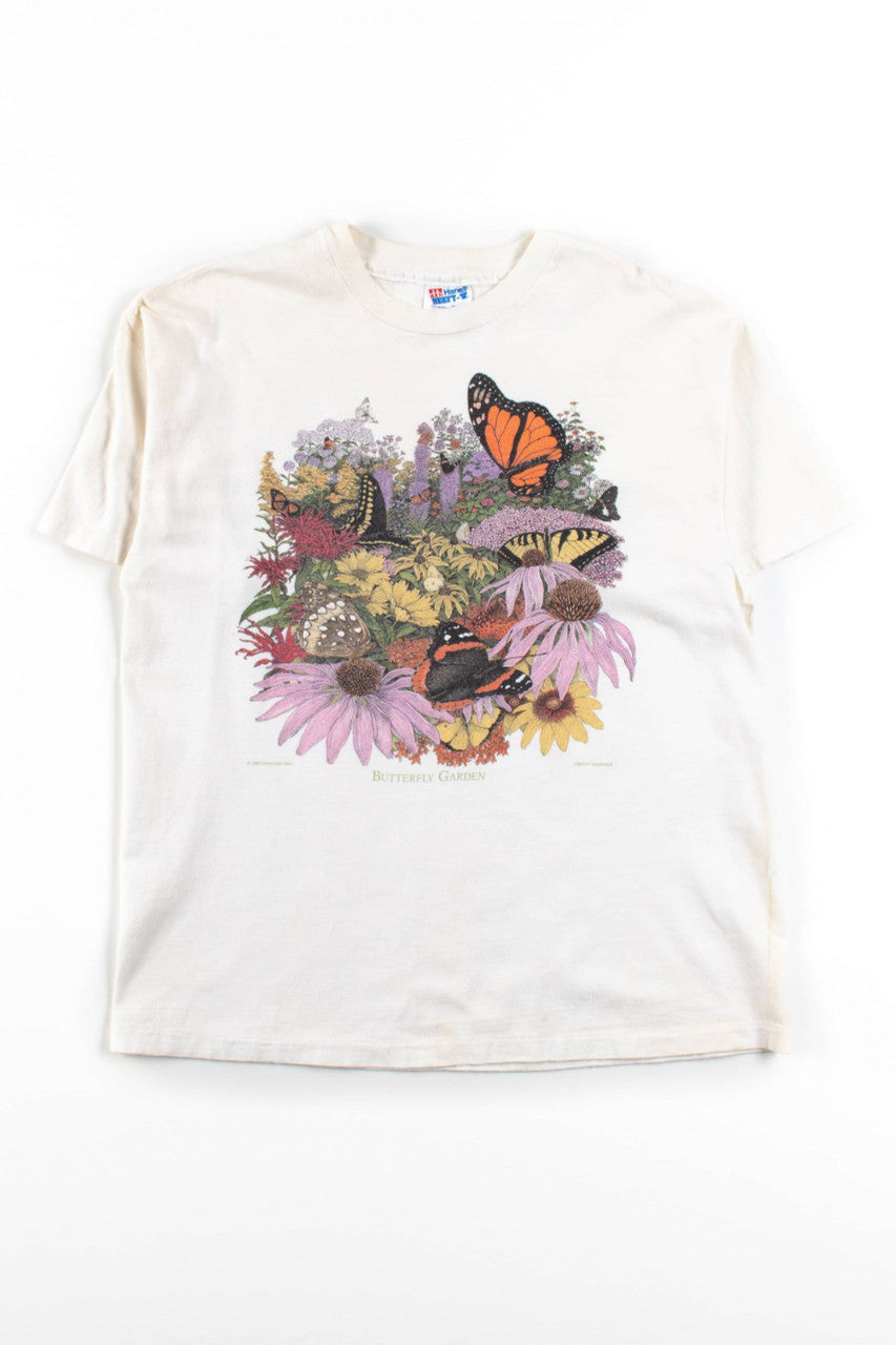 VintageButterfly Garden T-Shirt (1993)