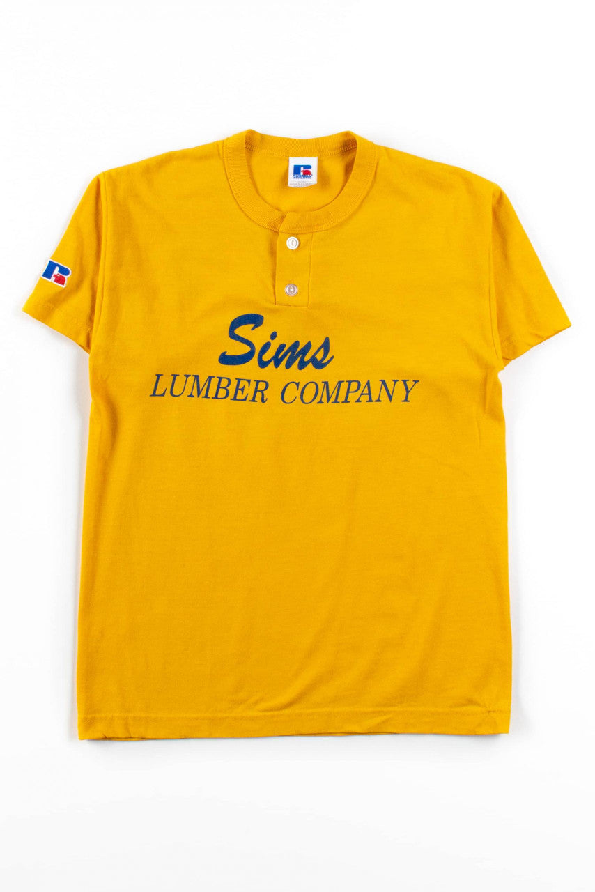 Vintage Sims Lumber Company Softball T-Shirt