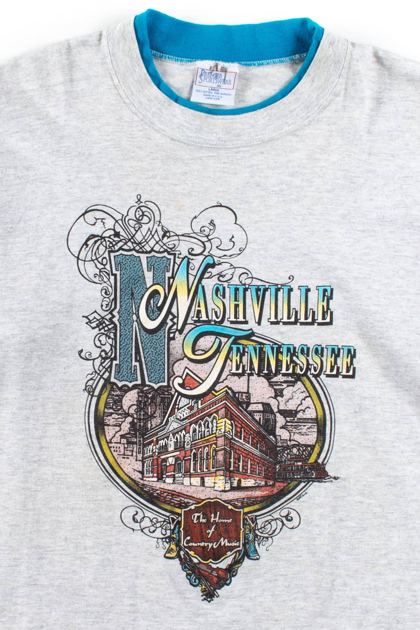 Vintage Nashville Tennessee Layered T-Shirt