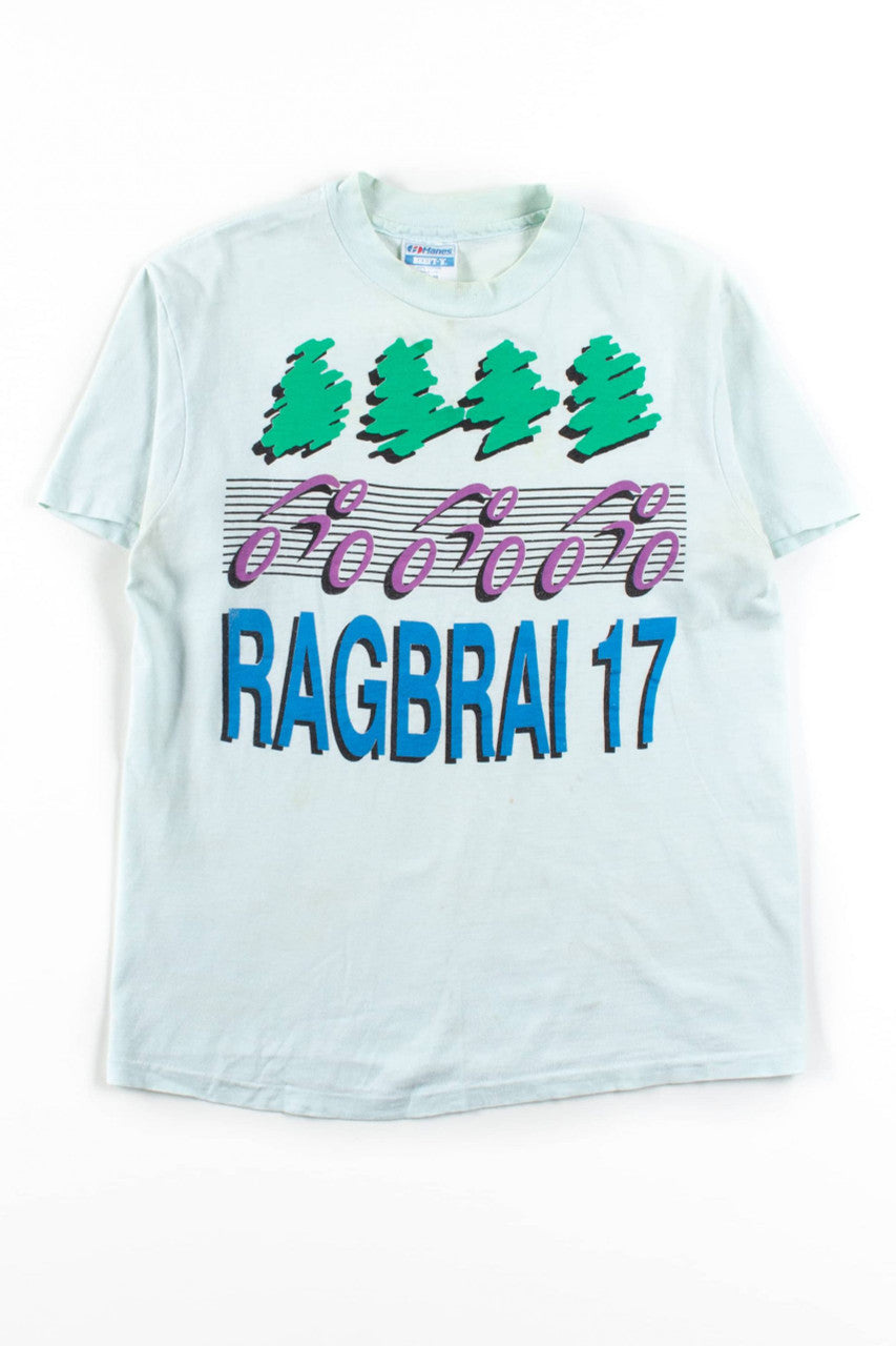 Vintage RAGBRAI 17 T-Shirt (1989)