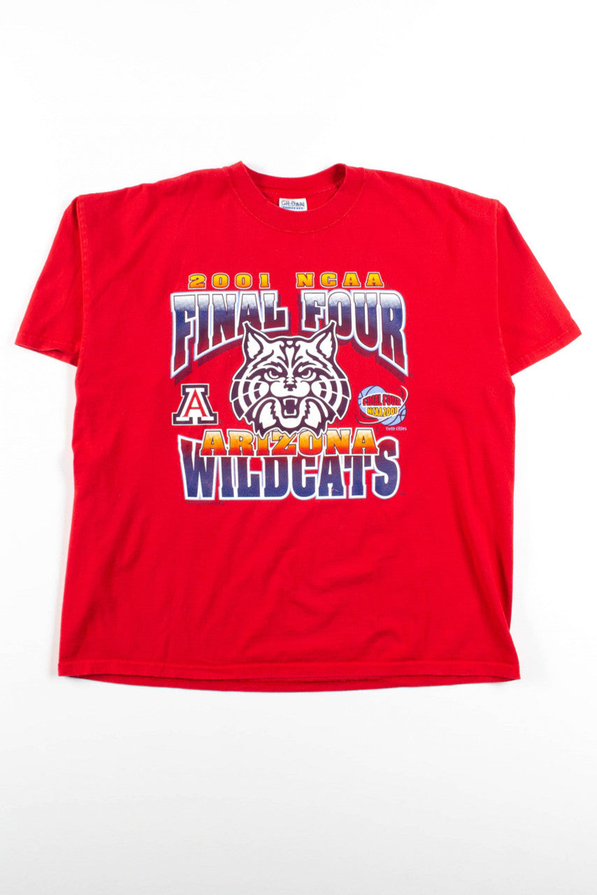 Vintage Arizona Wildcats Final Four T-Shirt (2001)