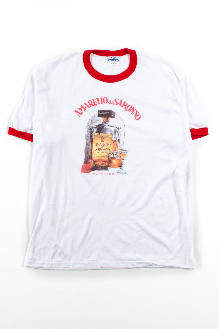 Vintage Amaretto diSaronno Ringer T-Shirt (XL)