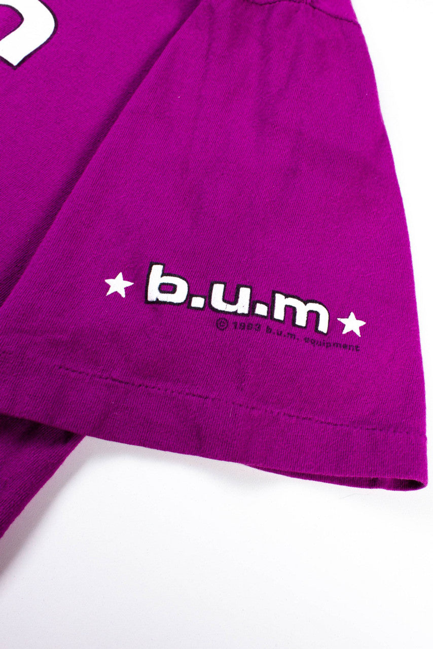 Vintage b.u.m. Equipment Cropped T-Shirt (1993)