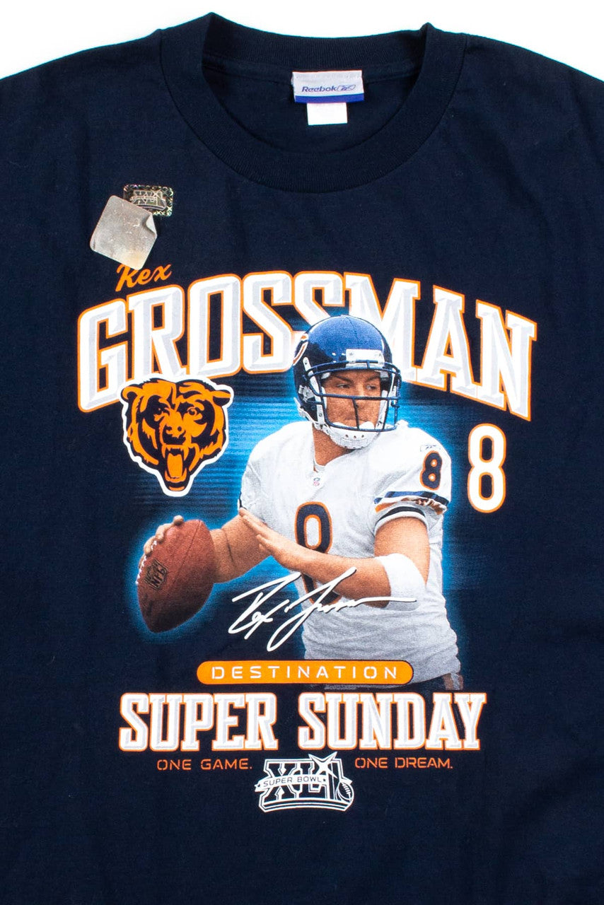 Deadstock Rex Grossman Super Bowl XLI T-Shirt (2007)