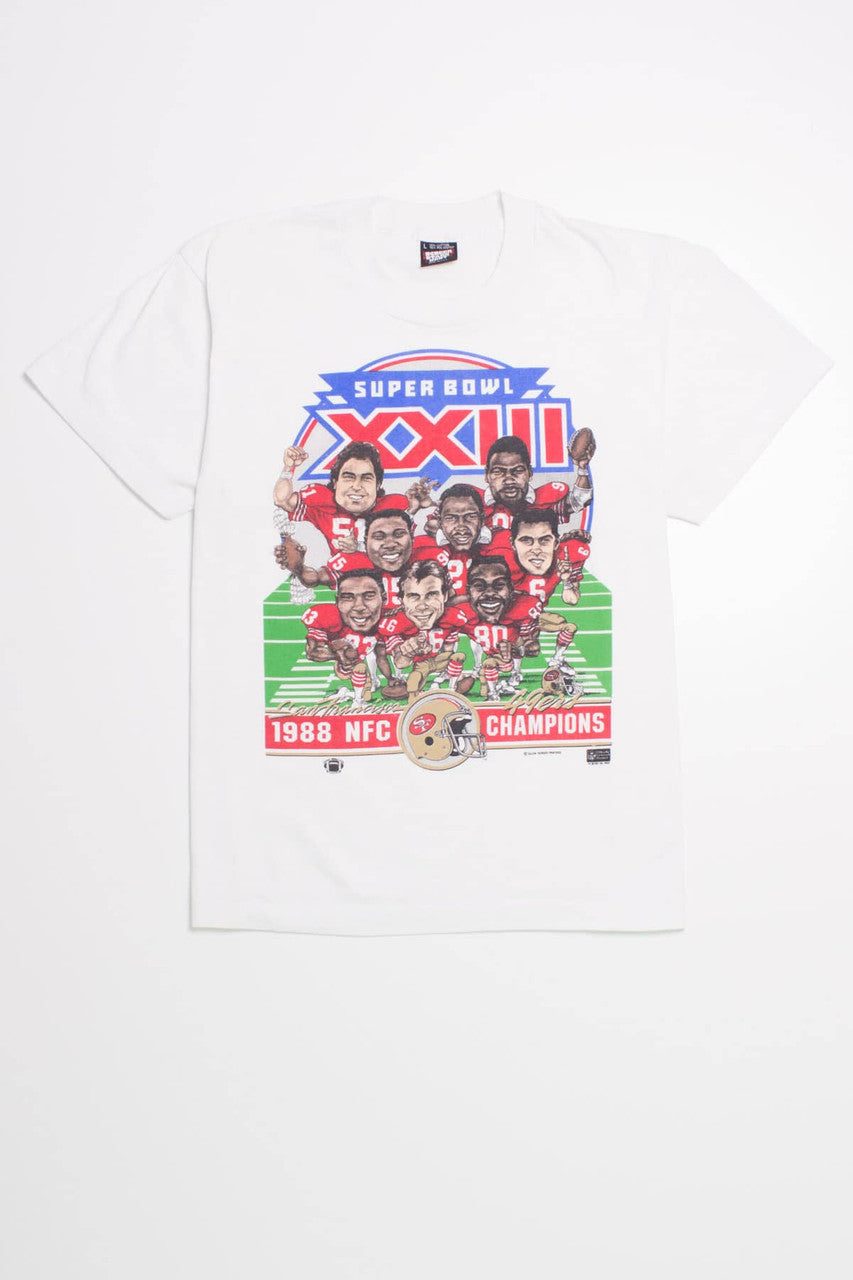 Vintage Superbowl Champions San Francisco 49ers T-Shirt (1988)