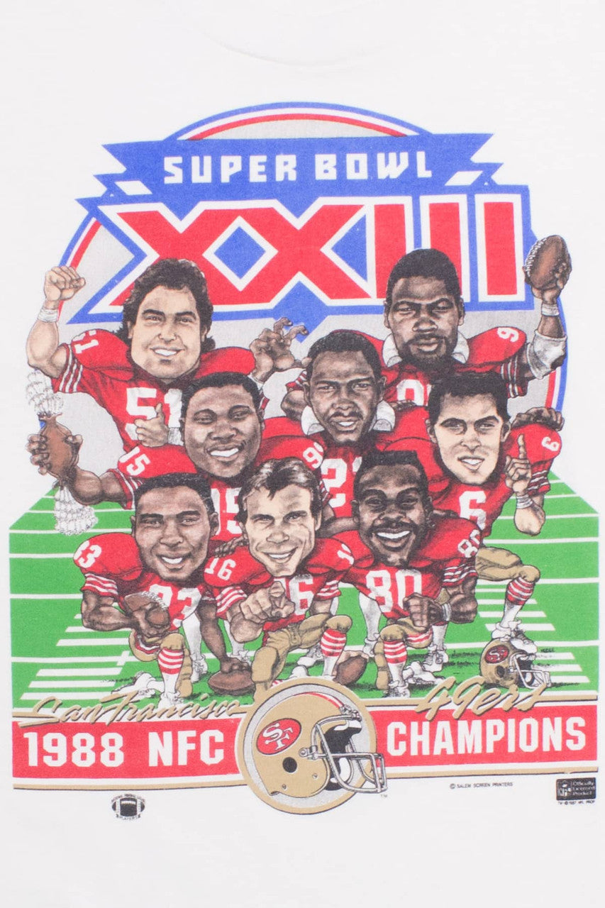 Vintage Superbowl Champions San Francisco 49ers T-Shirt (1988)