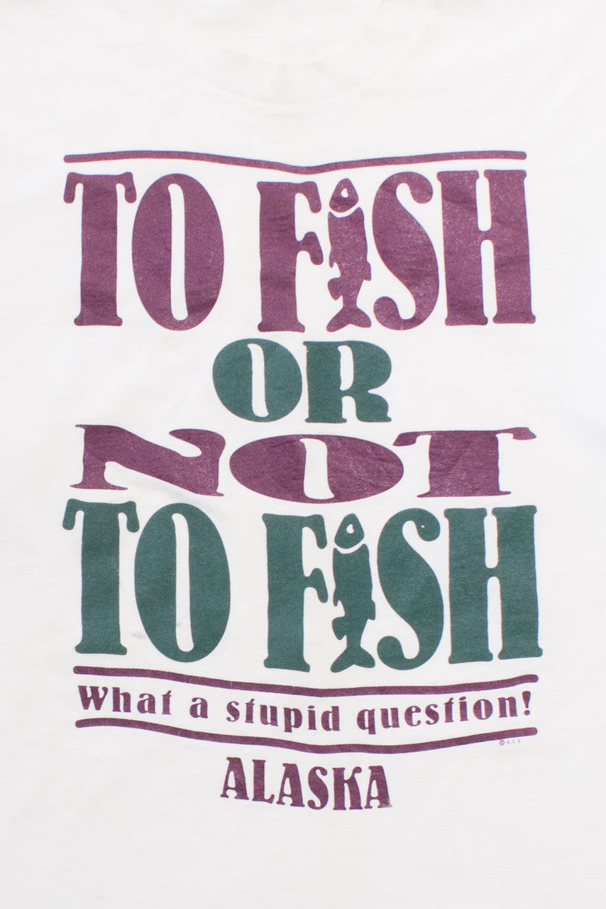 Alaska Fishing Vintage T-Shirt