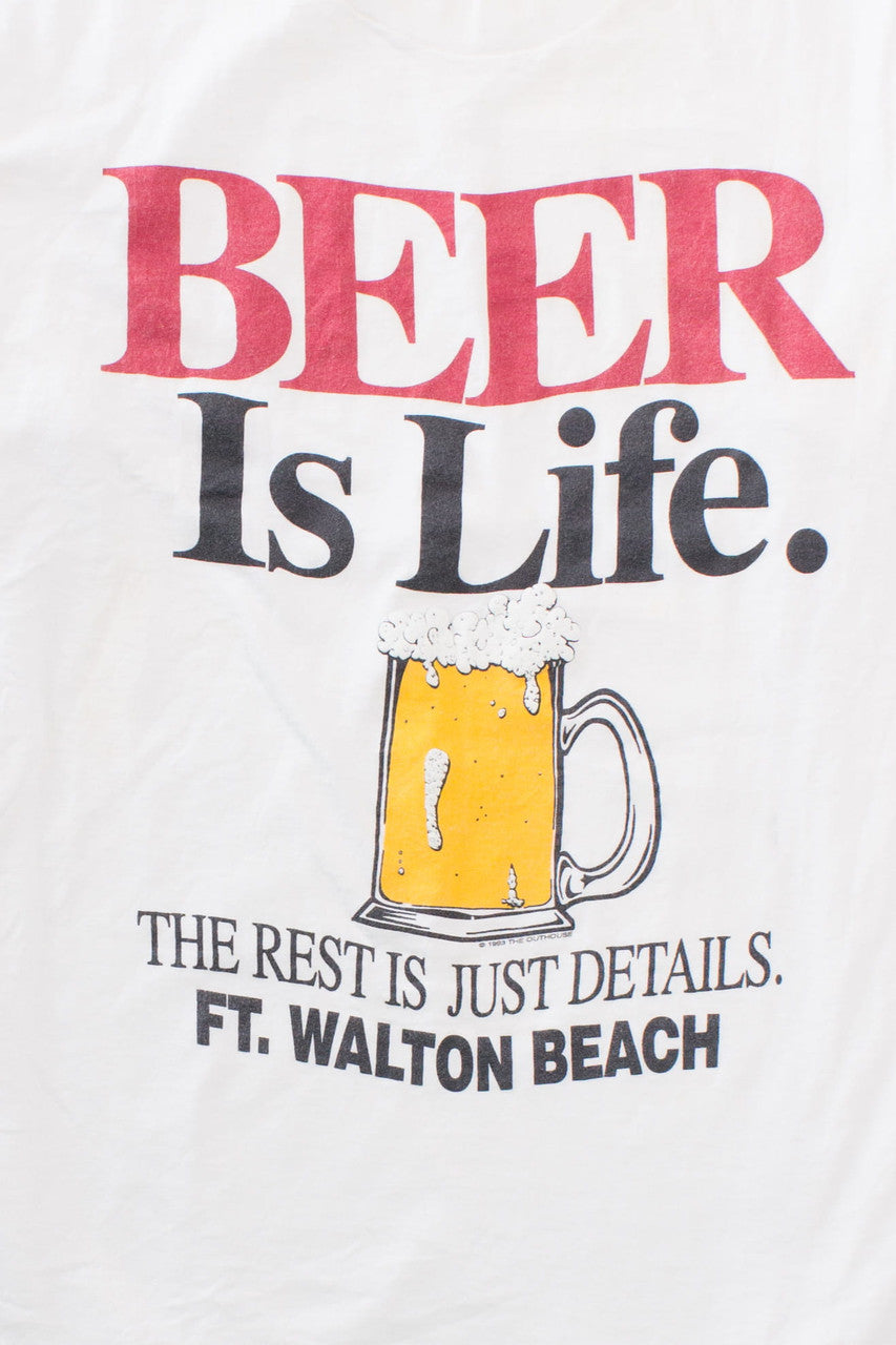 Vintage 'Beer is Life' T-Shirt (1993)