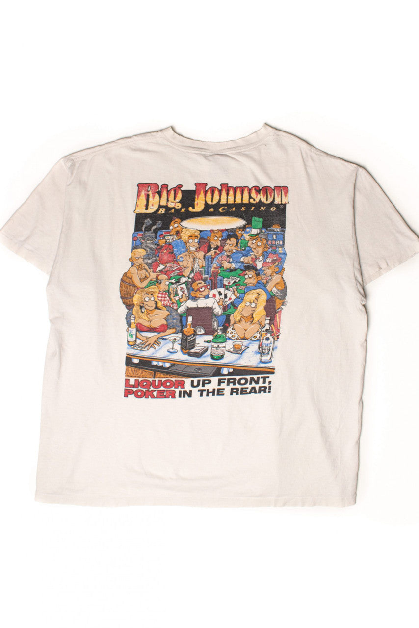 Vintage Big Johnson Bar & Casino T-Shirt (1990s)