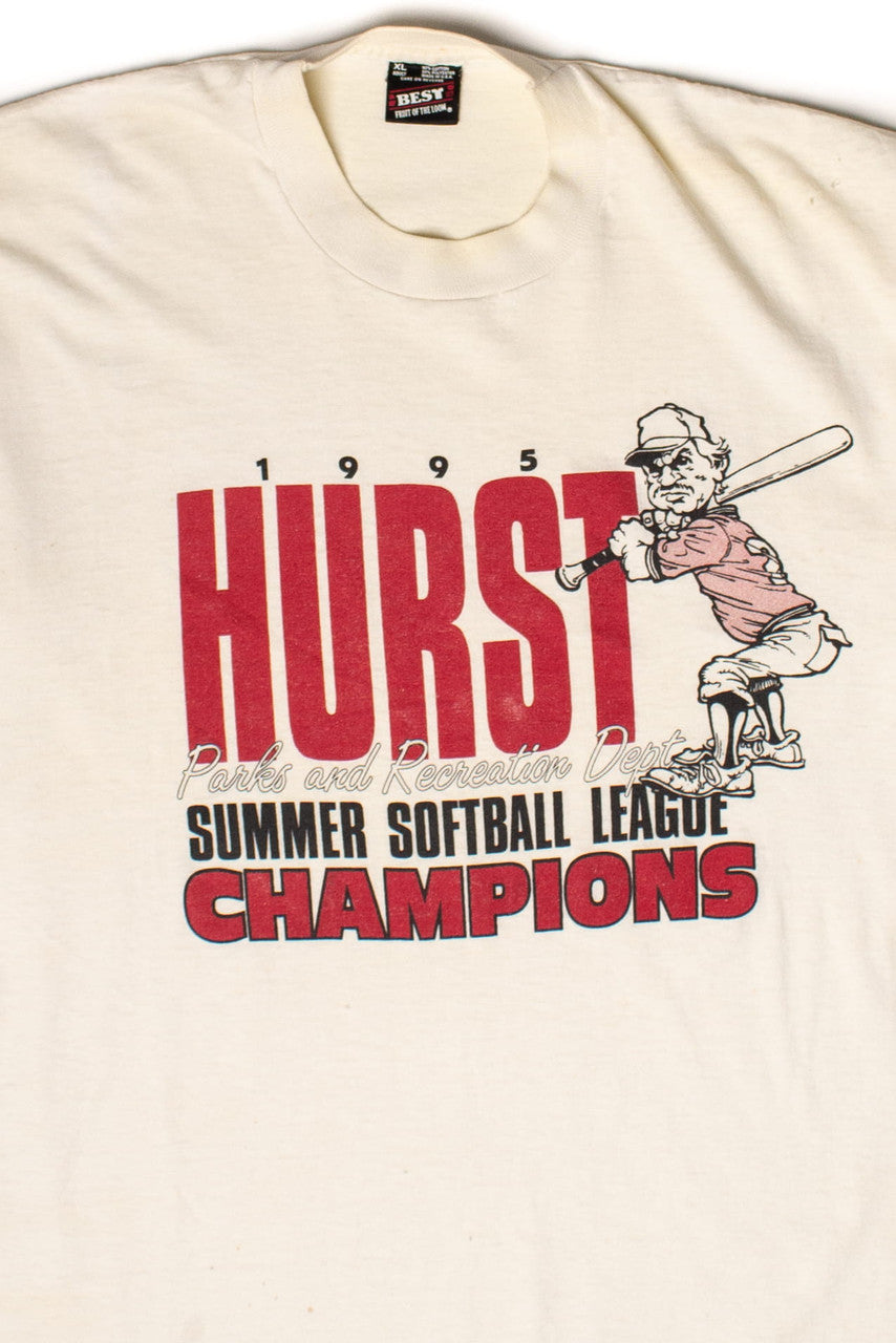 Vintage Hurst Summer Softball League T-Shirt (1995)