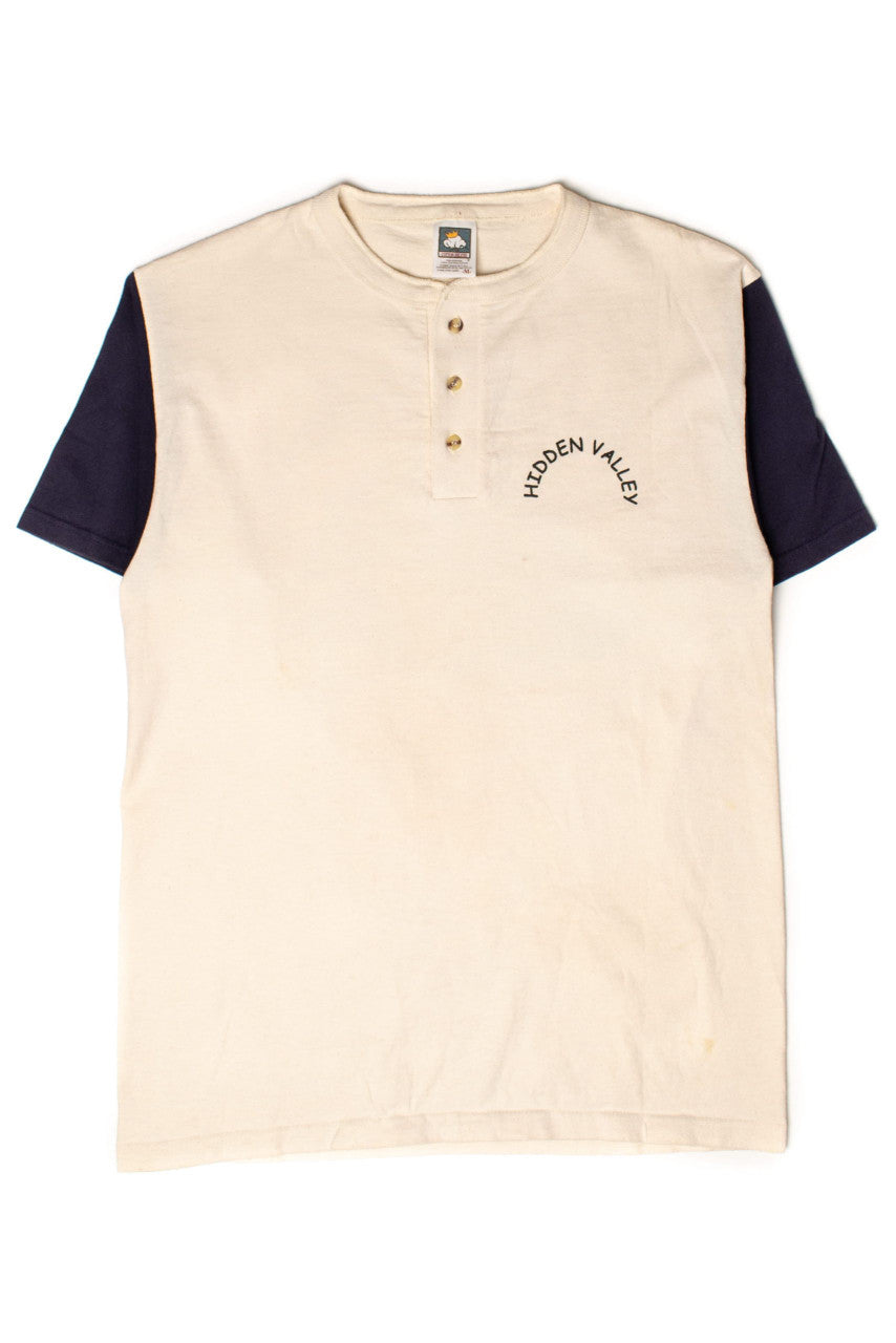 Vintage Hidden Valley Canoe Henley T-Shirt (1990s)