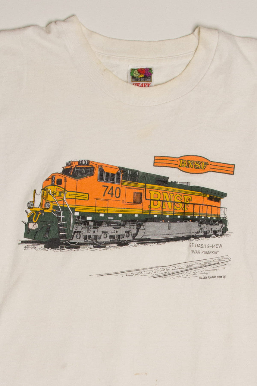 Vintage War Pumpkin Train Engine T-Shirt (1990s)