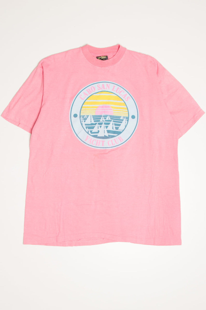 Vintage Cabo Yacht Club Souvenir T-Shirt (1990s)