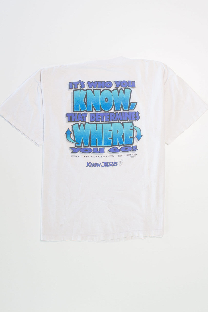 Vintage 'Know Jesus' T-Shirt (1990s)