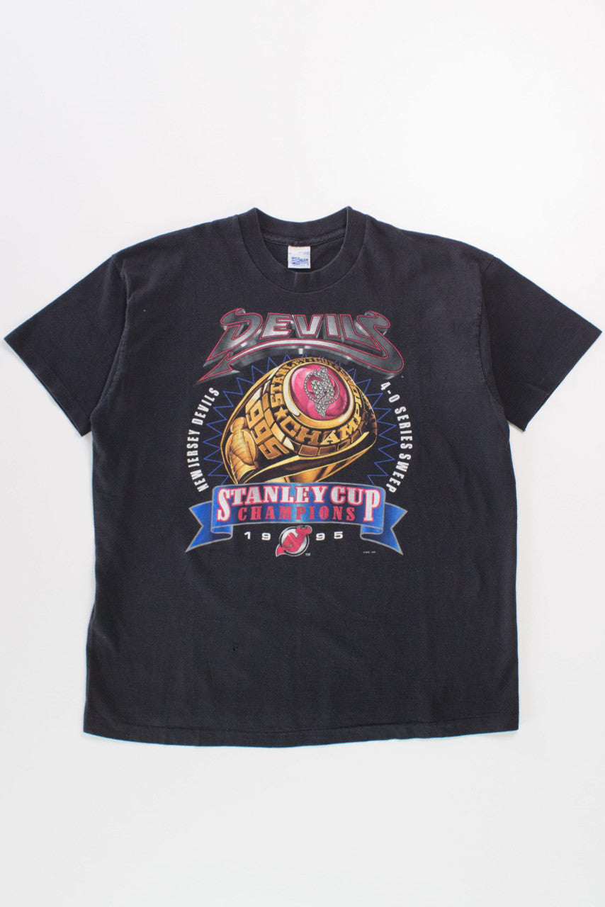 1995 New Jersey Devils Stanley Cup T-Shirt