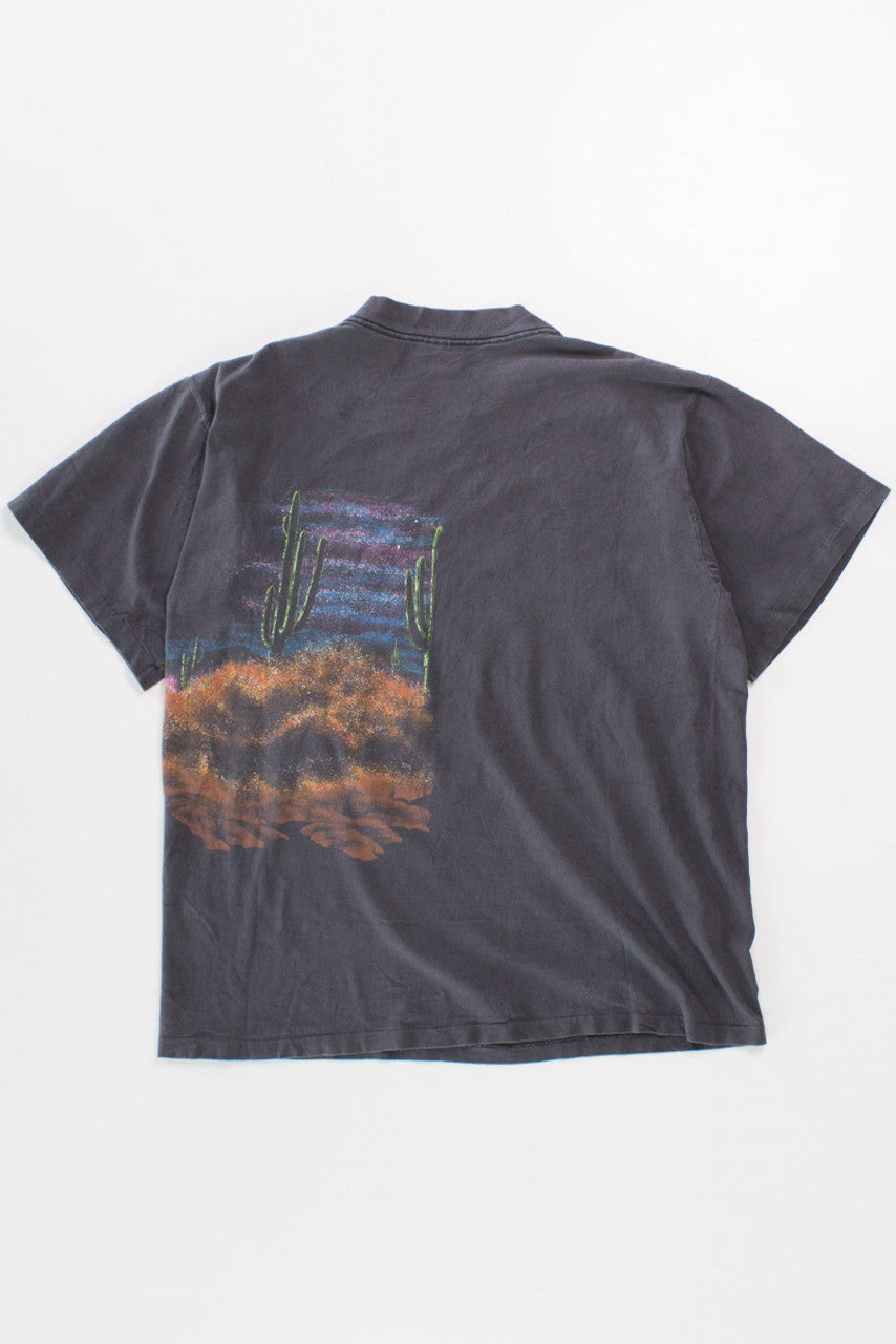 Night Horses Single Stitch Graphic T-Shirt
