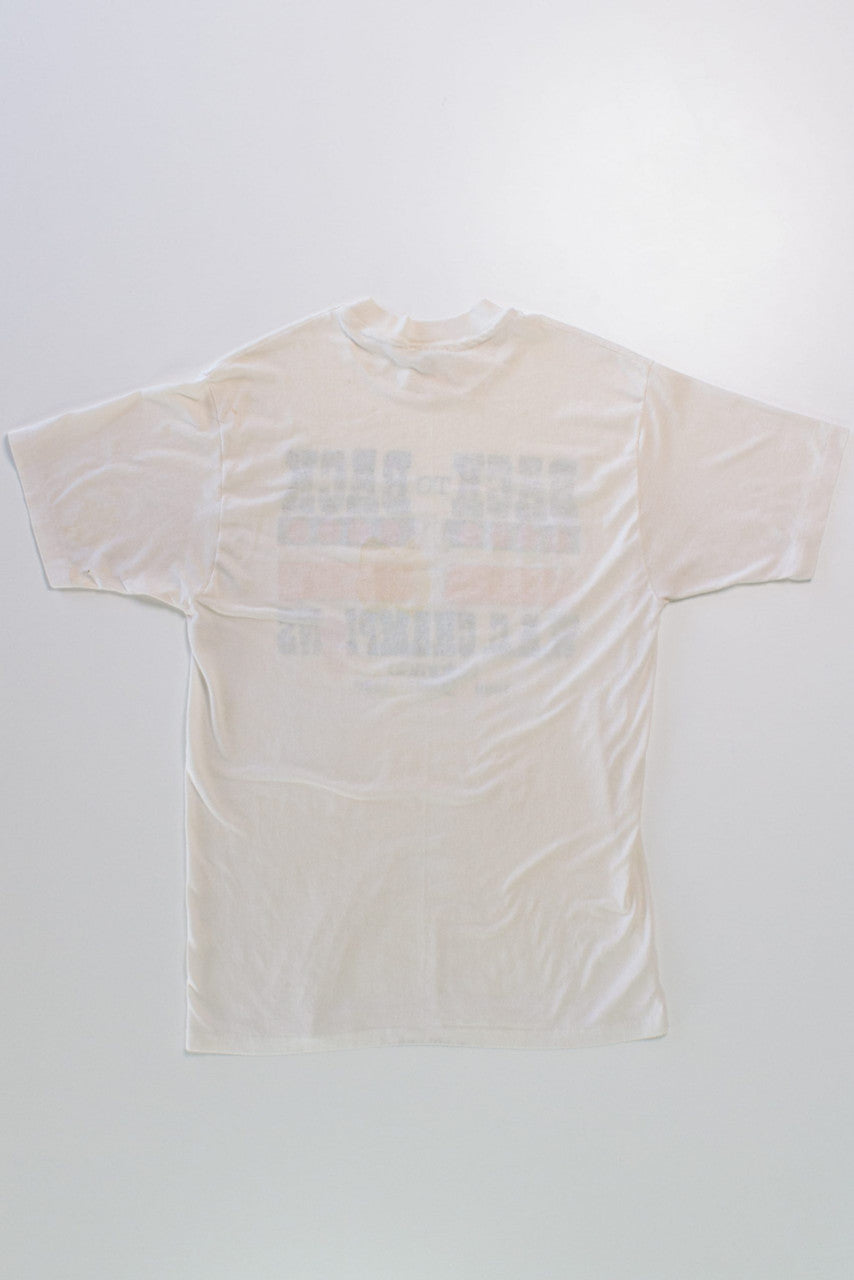 1989-1990 Colorado State Basketball Single Stitch T-Shirt