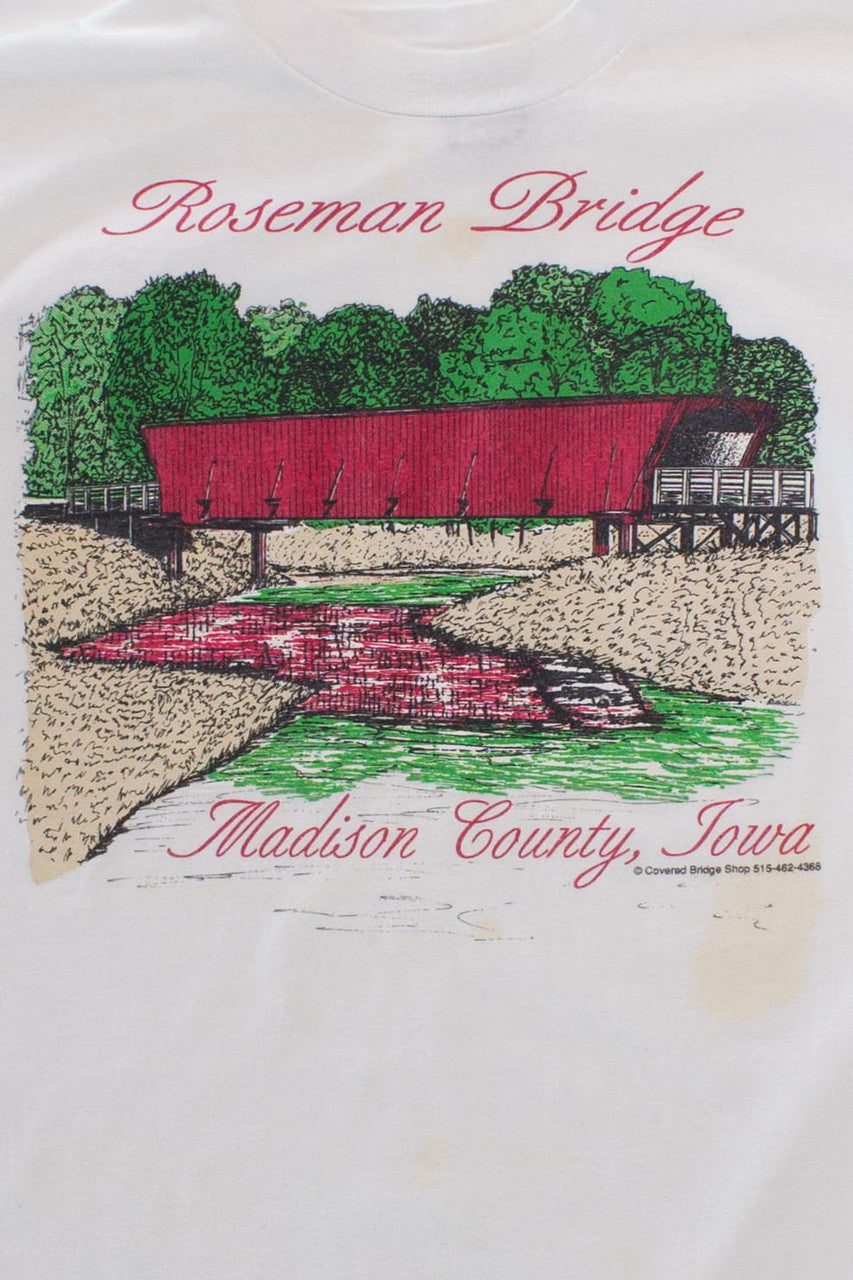 Vintage Rosemont Bridge Single Stitch T-Shirt