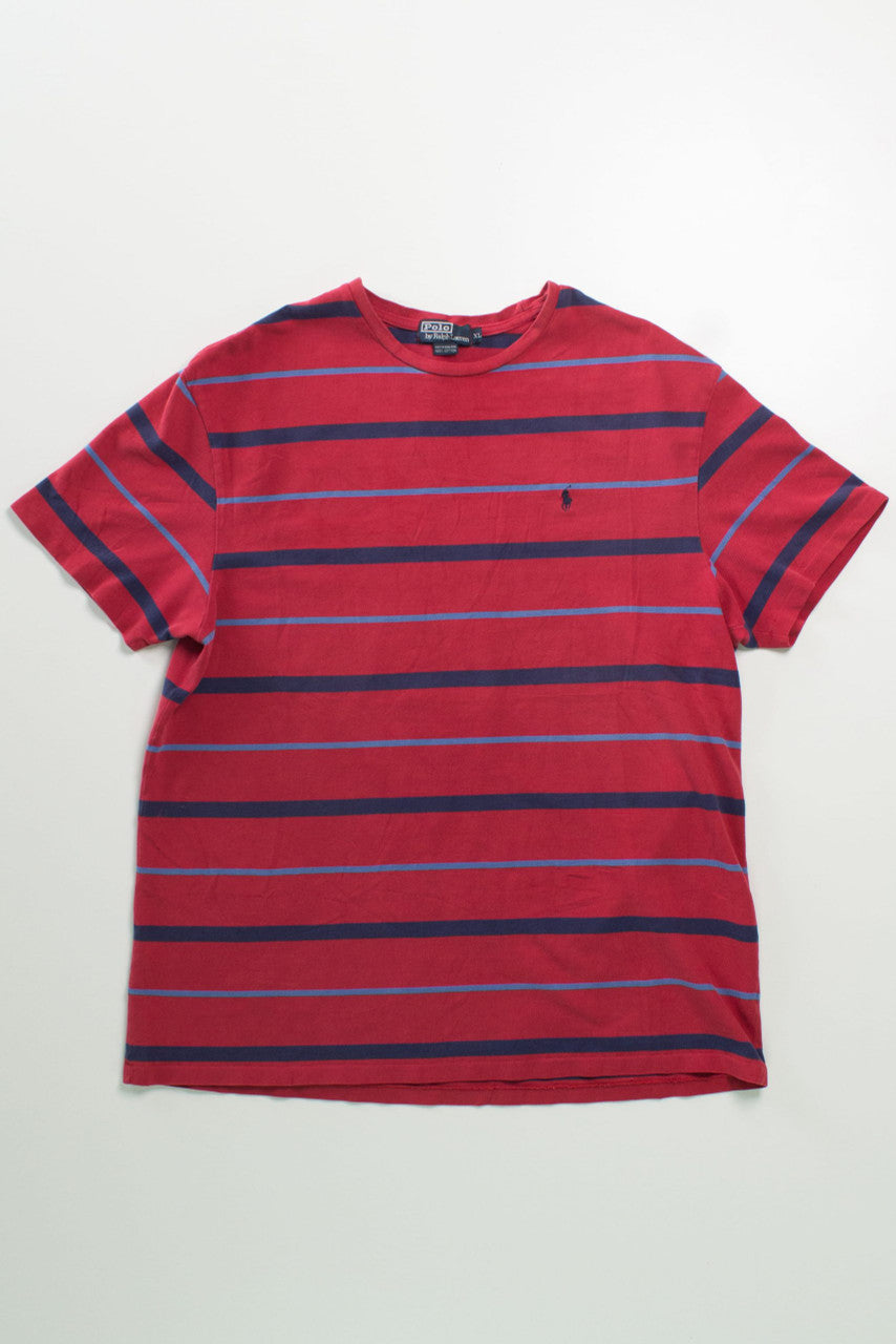 Vintage Red Single Stitch Polo T-Shirt
