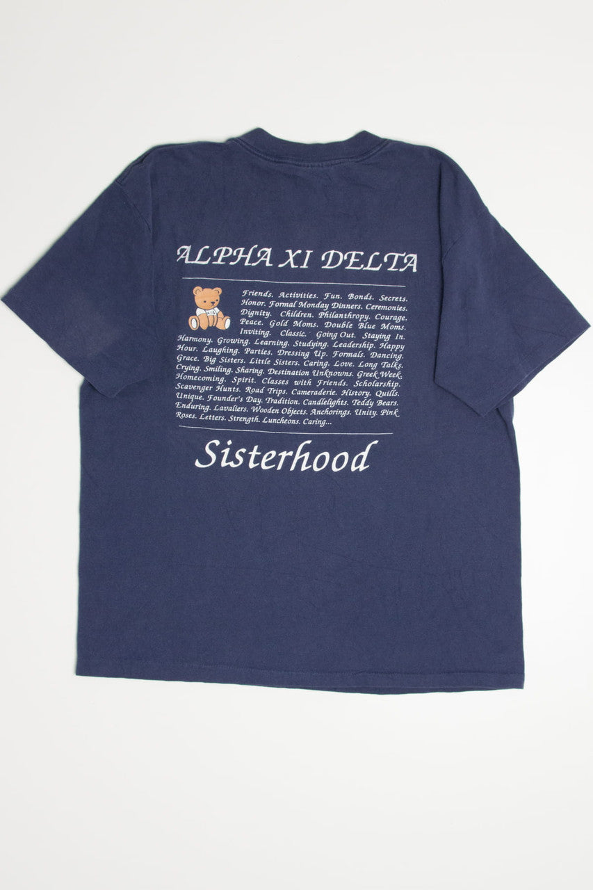 Alpha Xi Delta Sisterhood Single Stitch T-Shirt