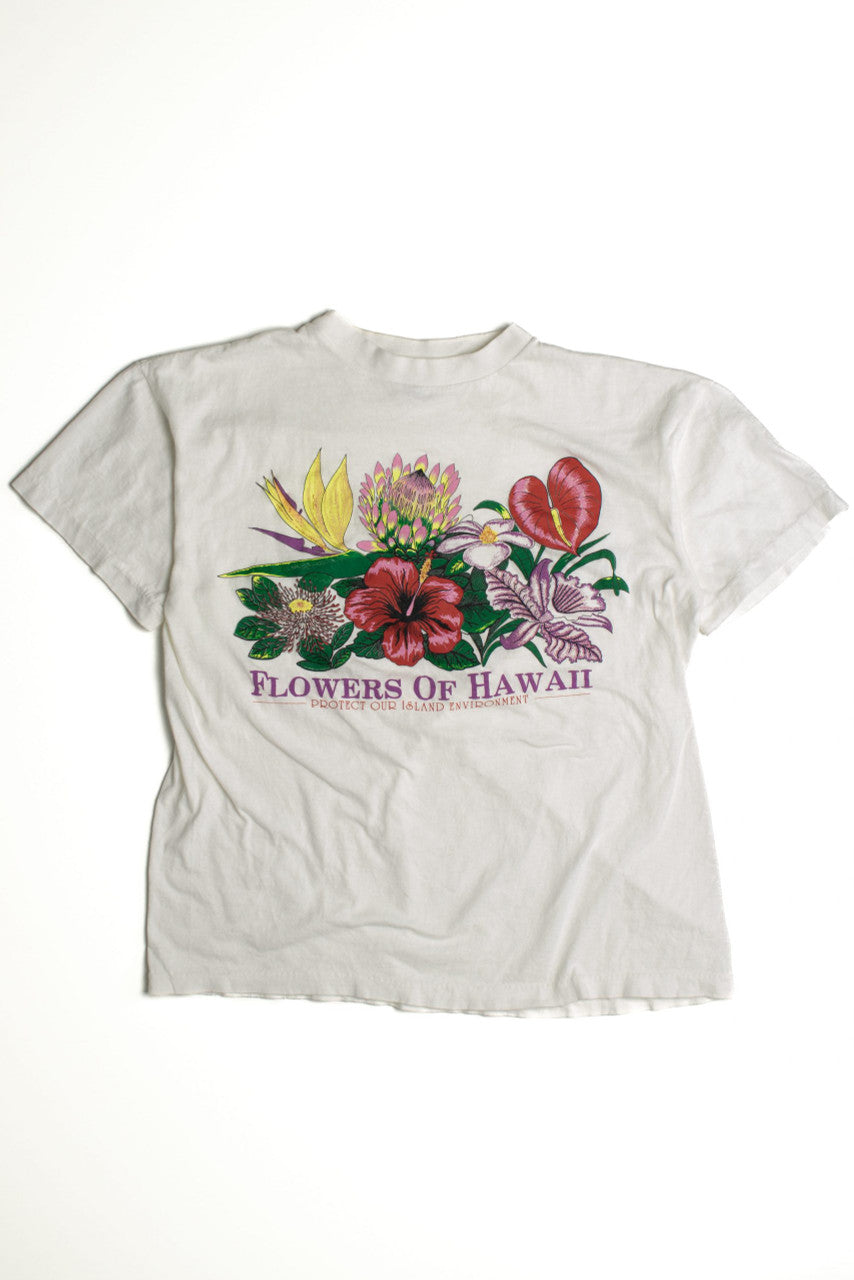 Vintage Hawaiian Flowers T-Shirt