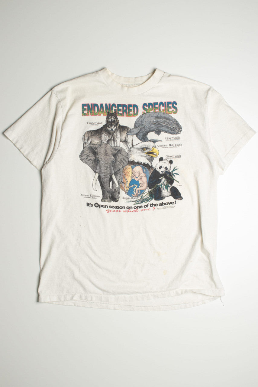 Vintage Pro Life Endangered Species Shirt