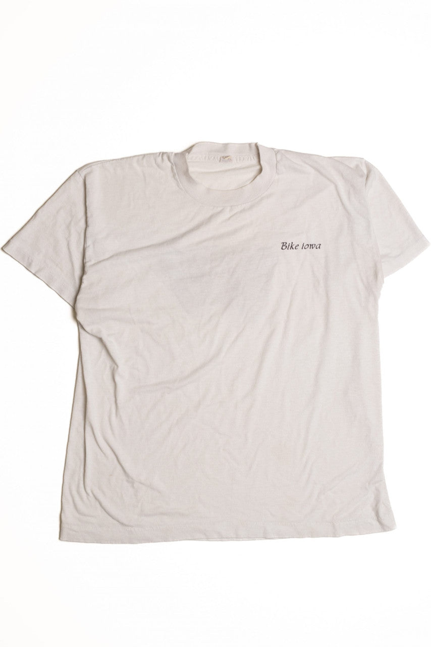 Bike Iowa Vintage Single Stitch T-Shirt