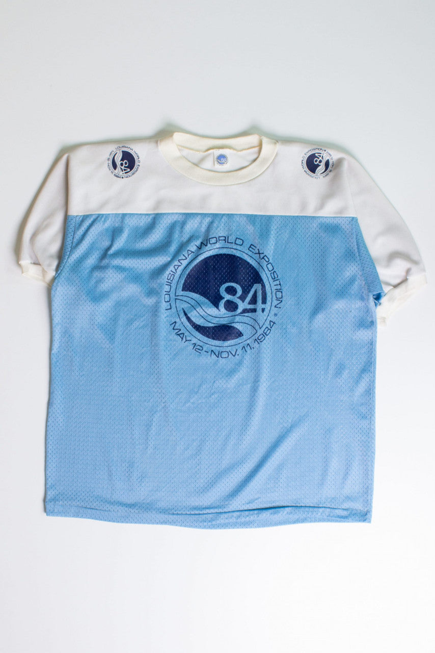 Vintage Louisiana World Exposition Mesh Jersey T-Shirt (1984)
