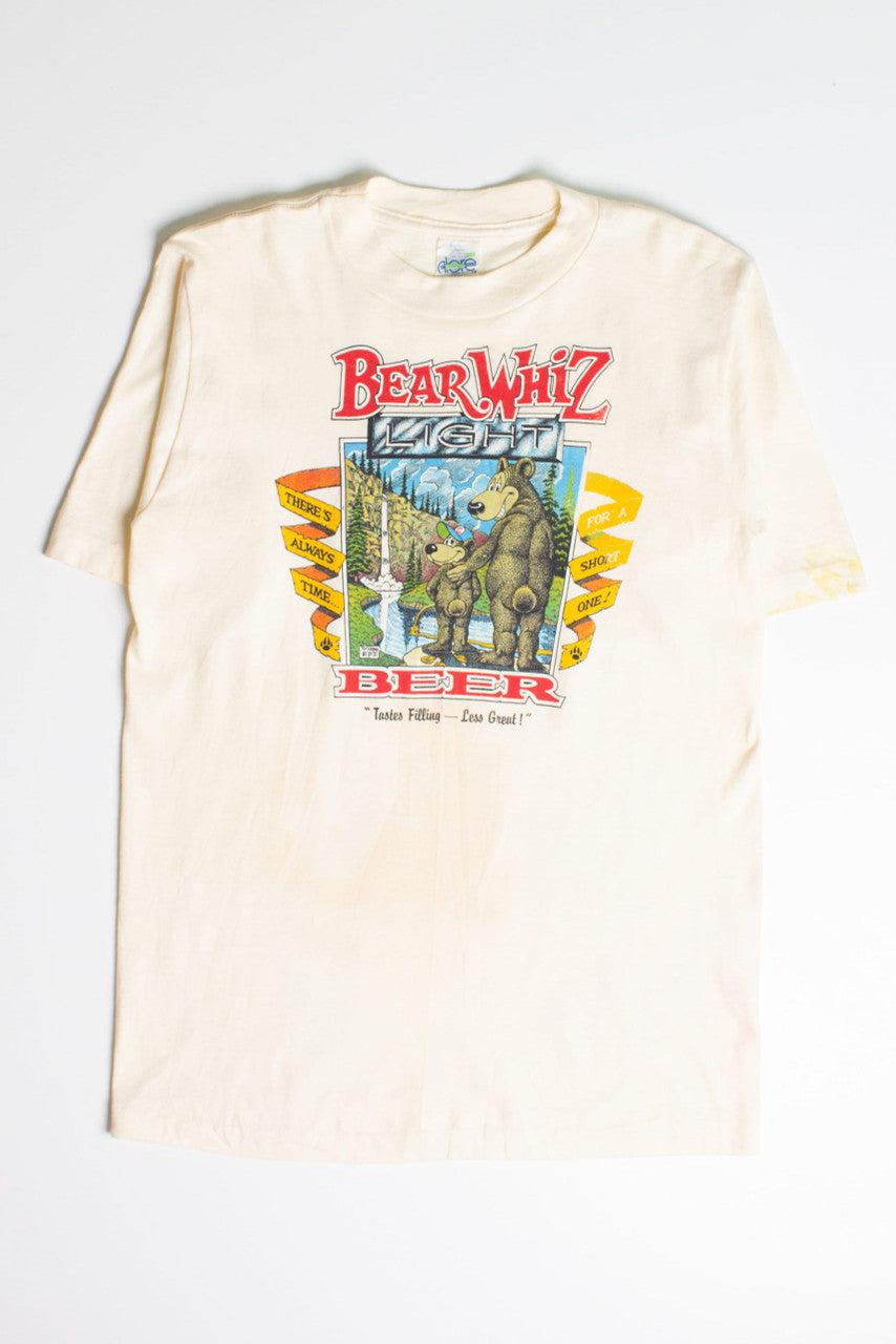 Vintage Bear Whiz Light Misprint T-Shirt (1986)