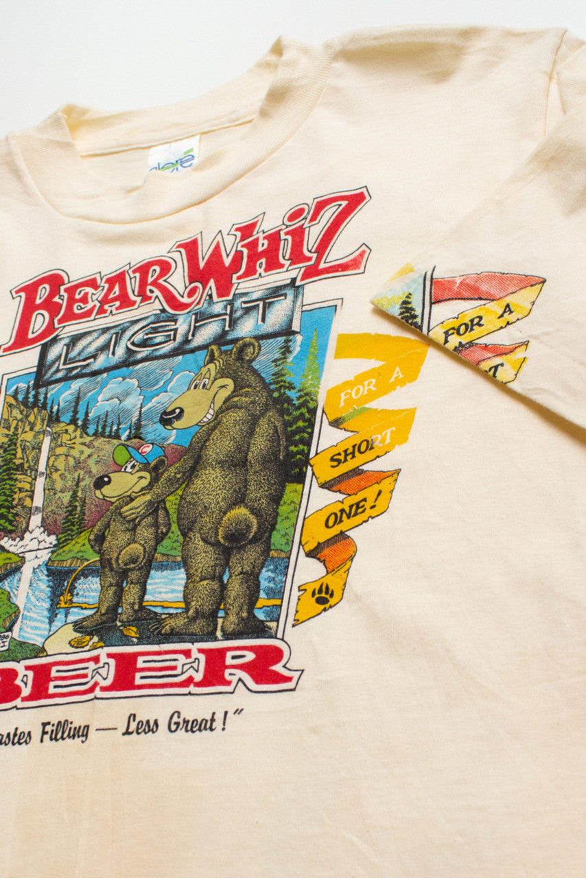 Vintage Bear Whiz Light Misprint T-Shirt (1986)