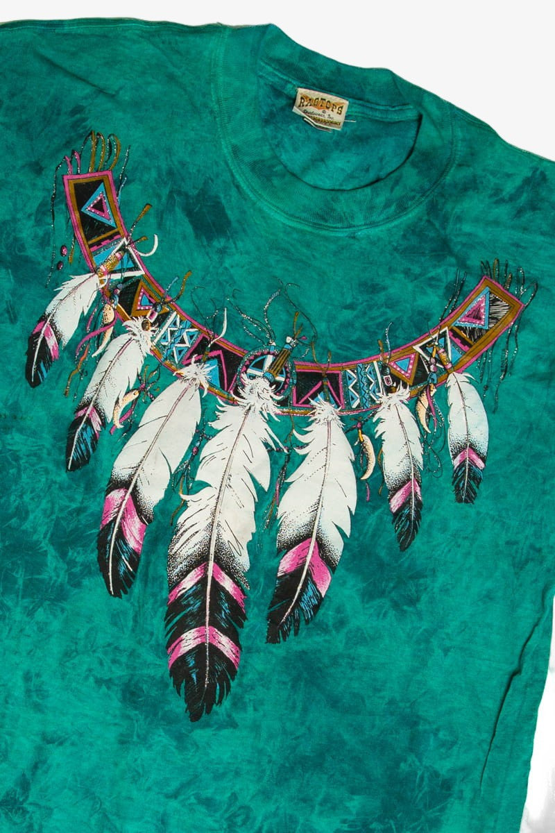 Teal Feather T-Shirt