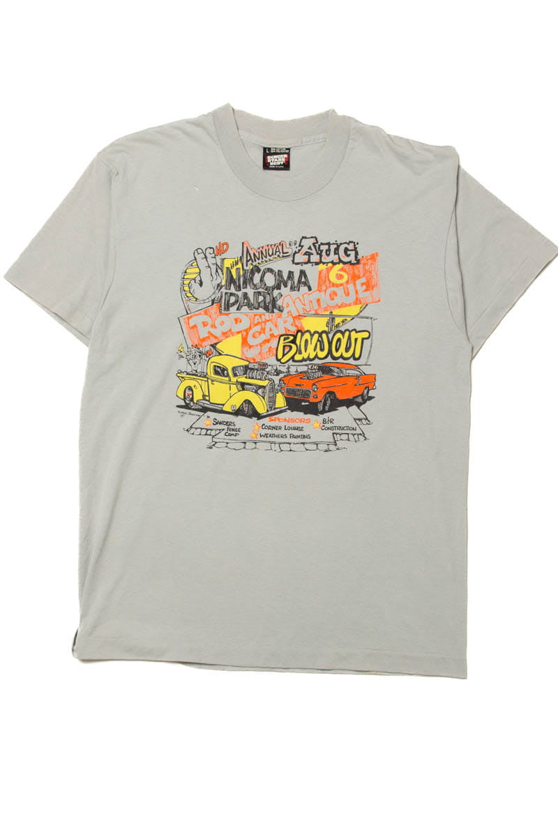 Vintage Nicoma Park Car Blowout T-Shirt (1989)