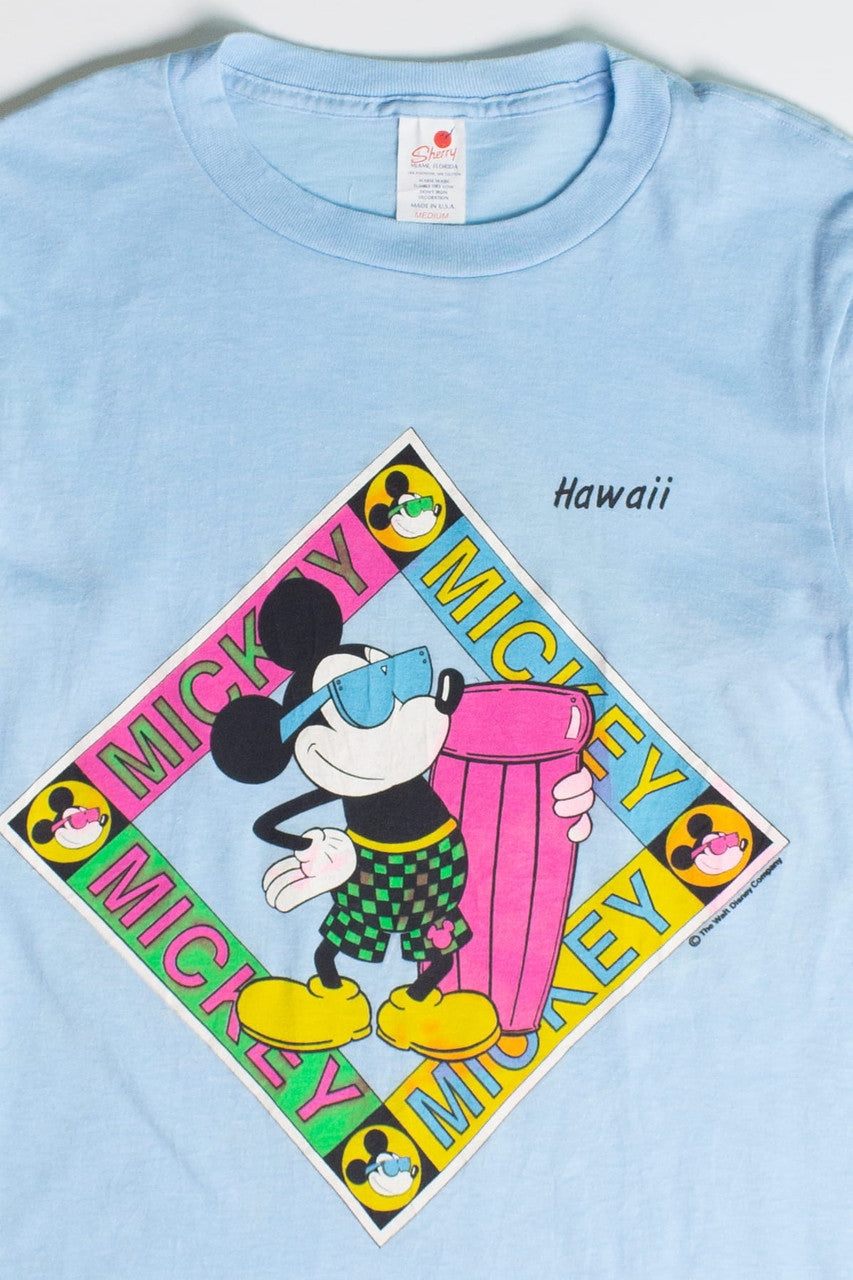 Vintage Mickey Surf Hawaii T-Shirt (1980s)