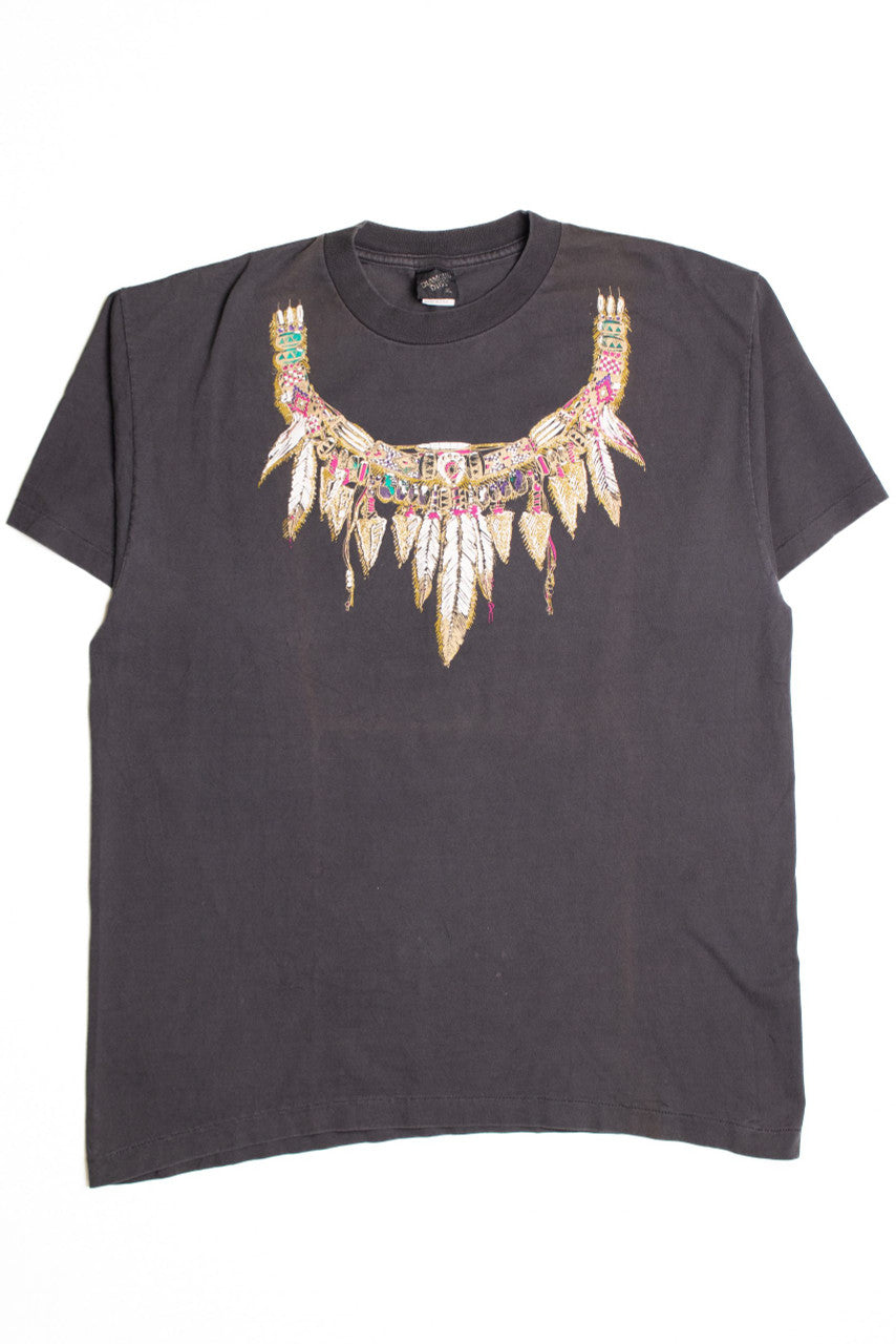 Feather Necklace T-Shirt