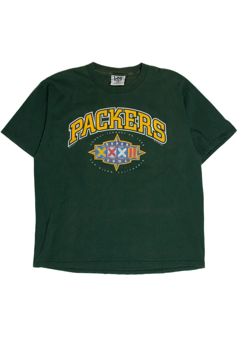 Vintage Green Bay Packers Super Bowl 32 T-Shirt (1998)