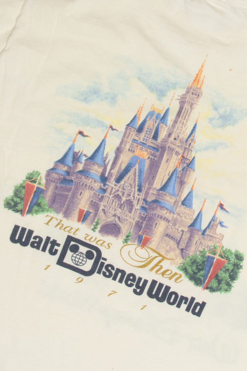 Vintage Walt Disney World Then & Now T-Shirt (1997)