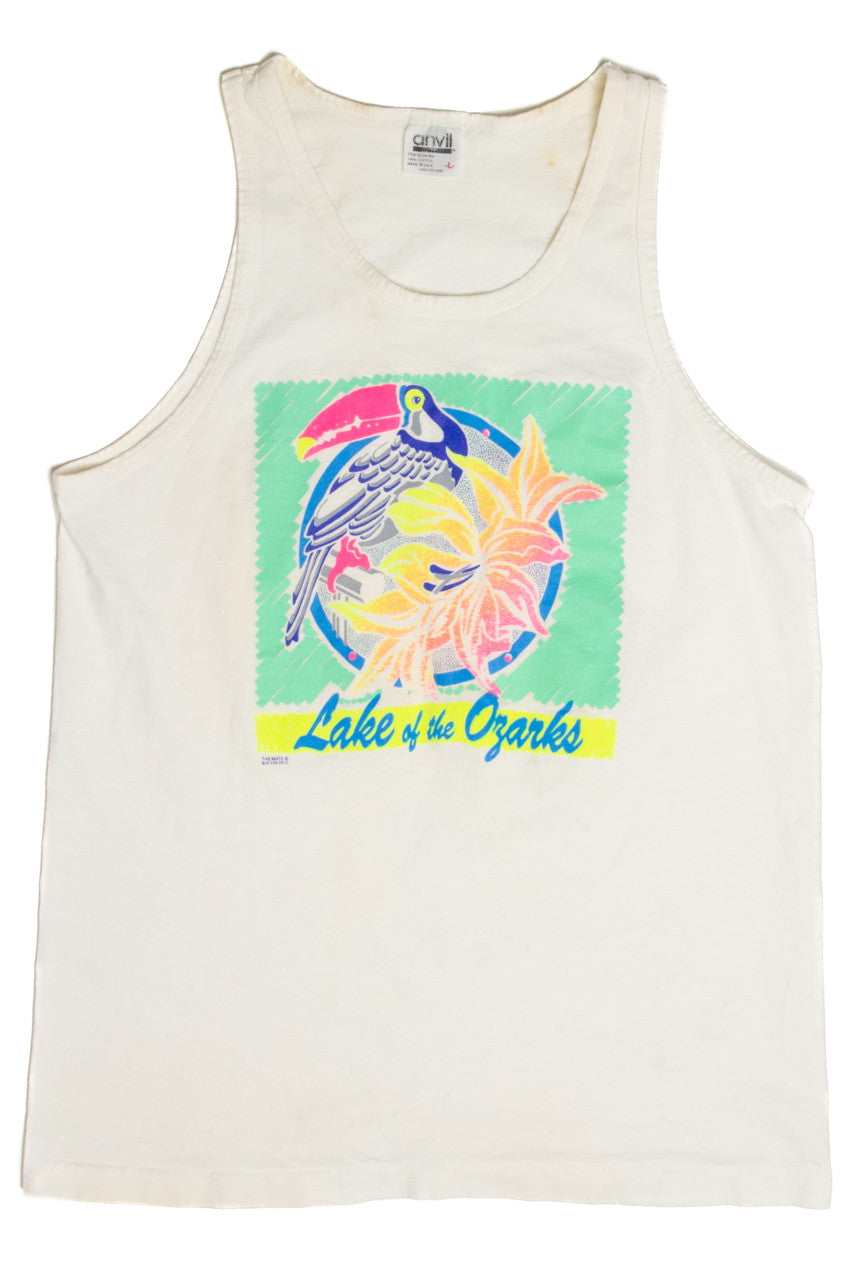 Neon Toucan Lake of the Ozarks Tank Top