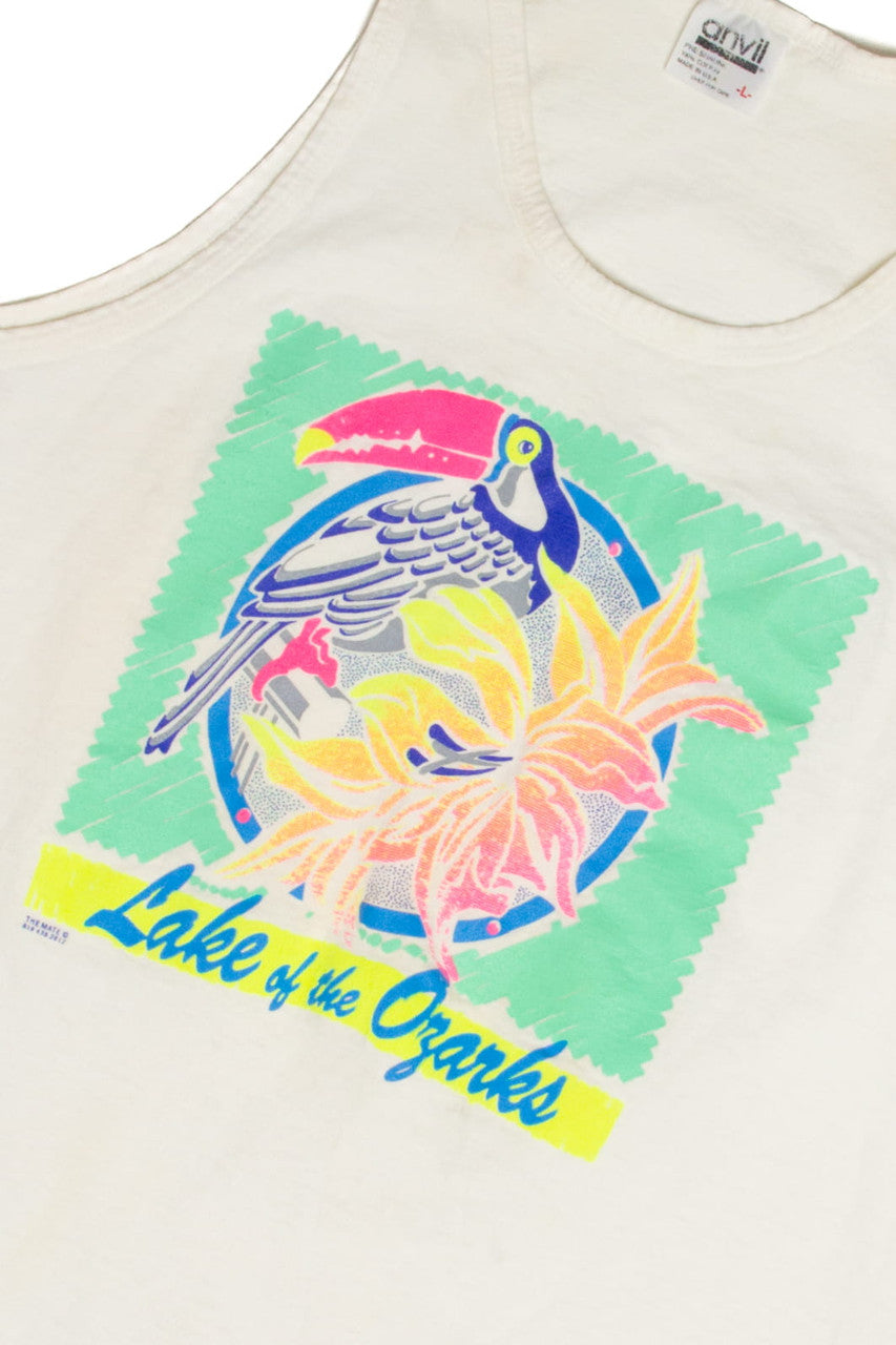 Neon Toucan Lake of the Ozarks Tank Top