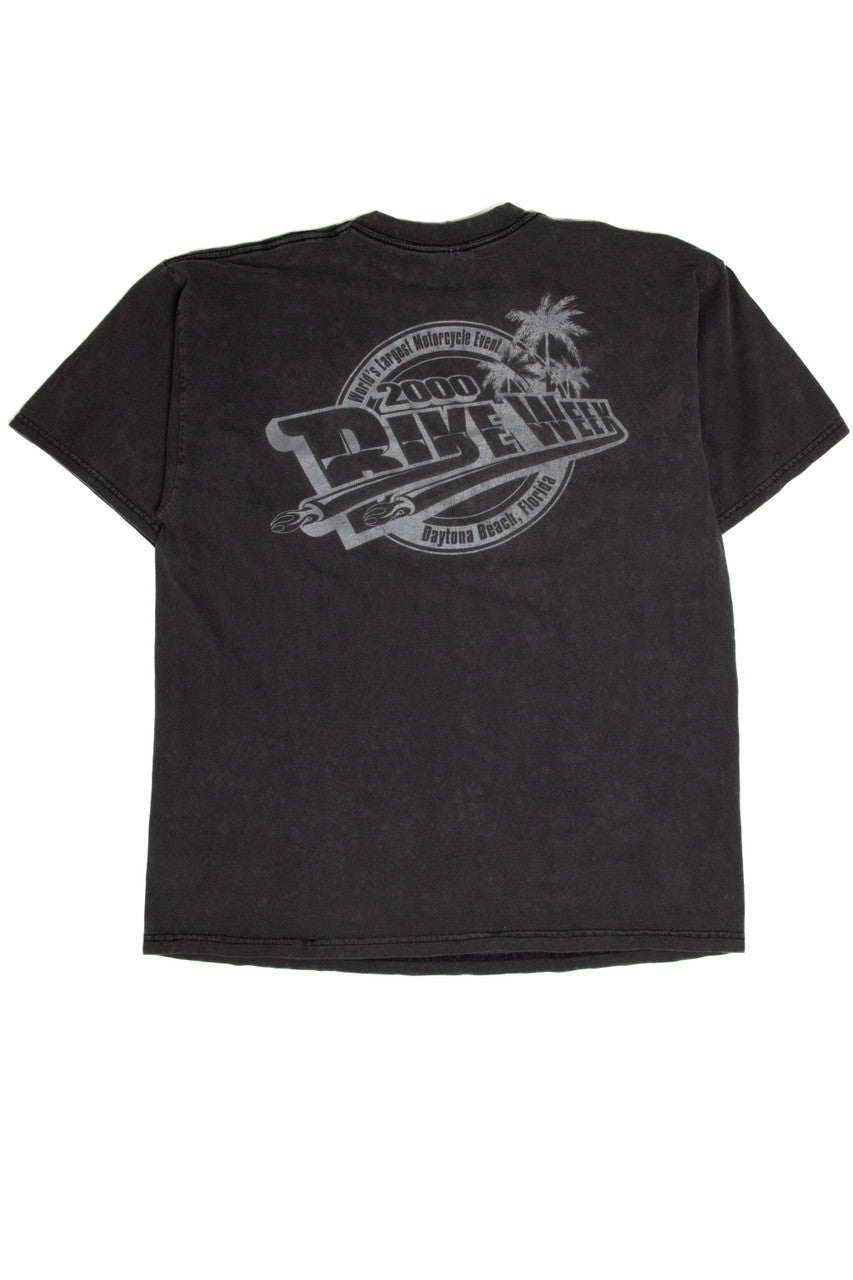 Vintage Daytona Beach Bike Week Pocket T-Shirt (2000)